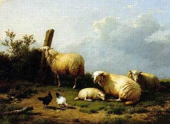 unknow artist Sheep 070 oil painting image